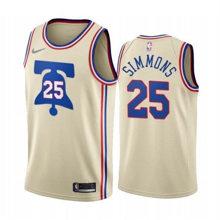 Maillot Basket Philadelphia 76ers Ben Simmons 25 2020-21 Earned Edition Swingman - Homme